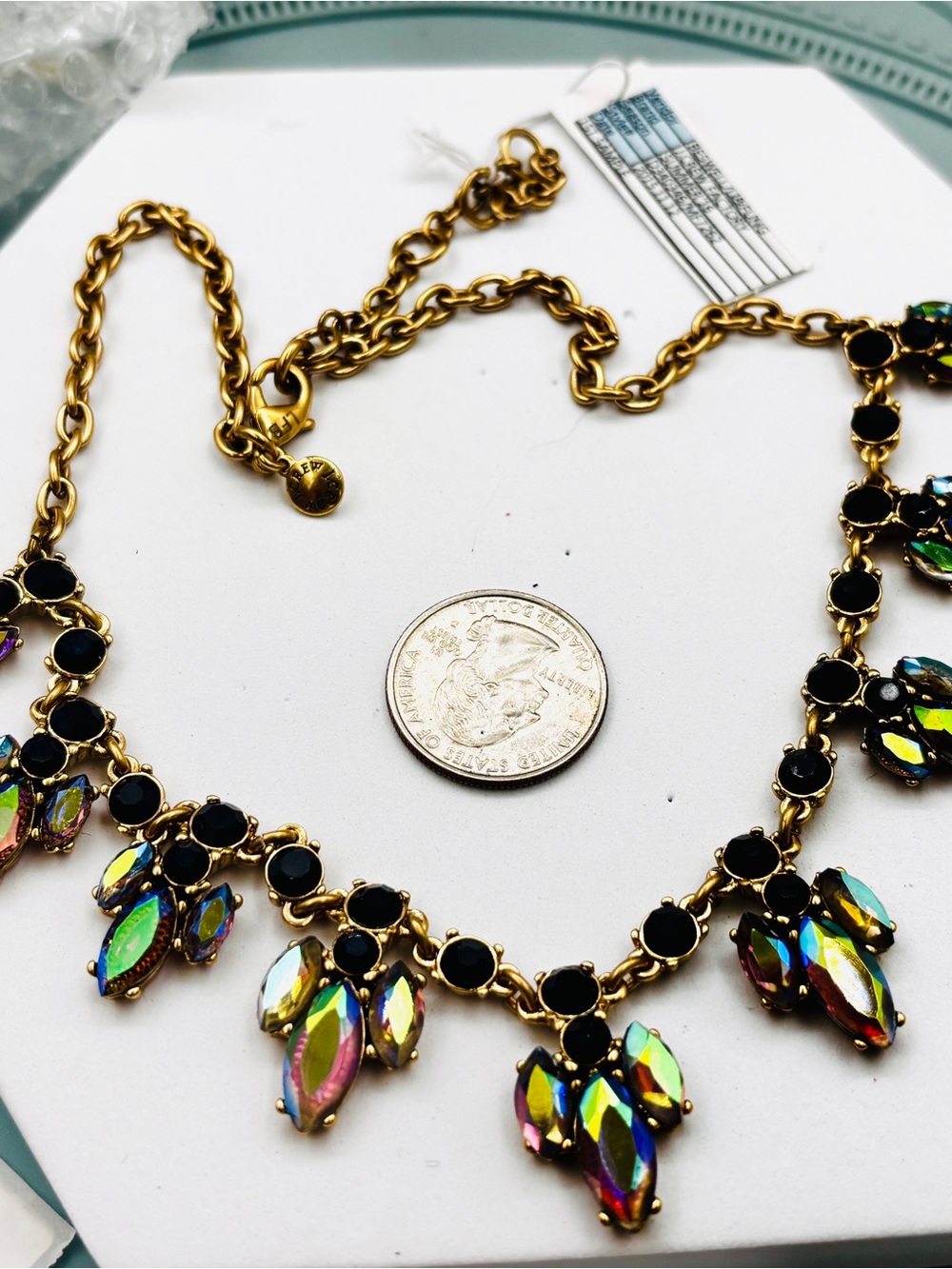 J.crew Vintage Crystal Statement Necklace